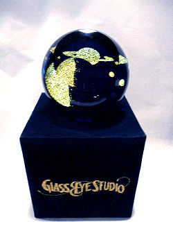 Celestial Series Saturn Paperweight by Glass Eye Studio
