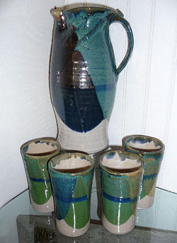 Pitcher and 6 Tumblers