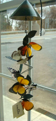 Solar Butterfly Mobile