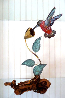 Hummingbird Sculpture