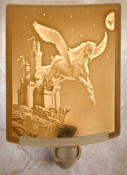 Porcelain Garden Enchanted Flight Night Light