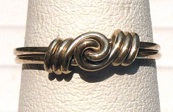 Sterling Silver Wire Wrapped Knot Ring