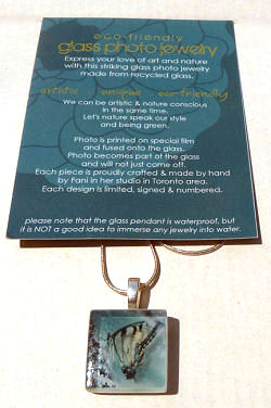 Butterfly Limited Edition Signed Glass Pendant by Fani Song