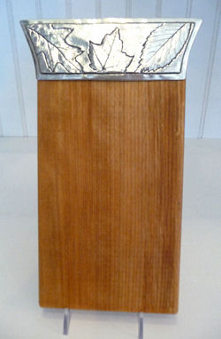 Pewter Leaves Cutting Board by Basic Spirit